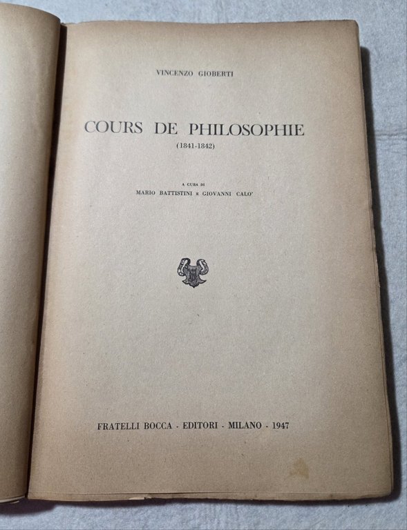 Cours de Philosophie ( 1841-1842) | Immagine Gallery 2