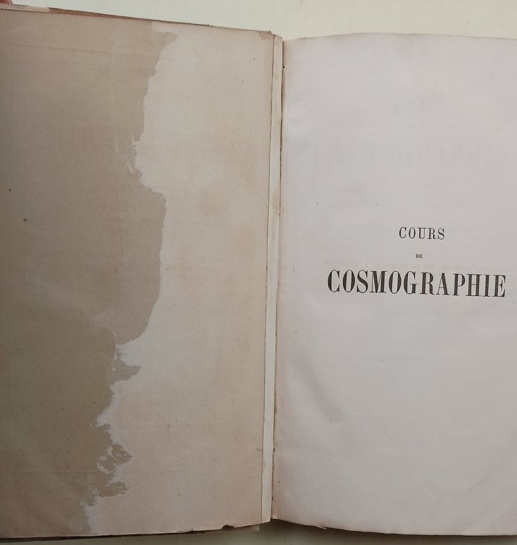 Cours des Cosmographie ou elements d'astronomie