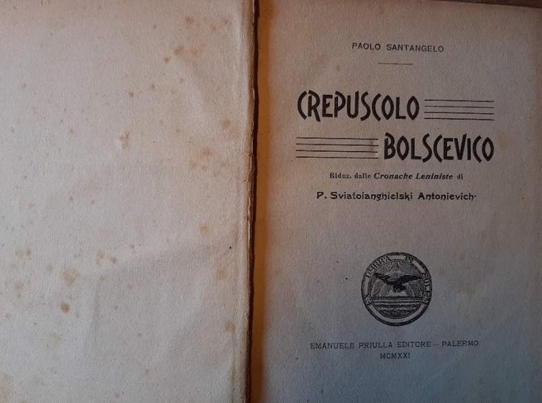 CREPUSCOLO BOLSCEVICO( 1921)