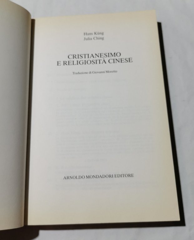 Cristianesimo e religiosita' cinese