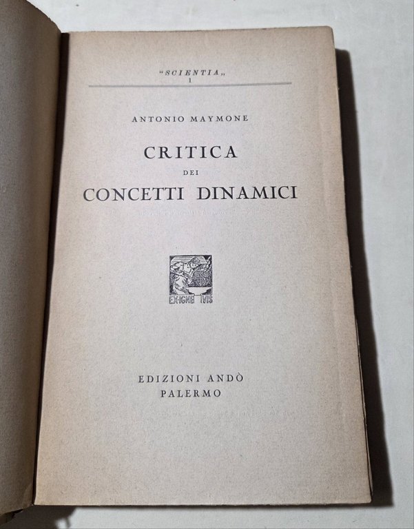 Critica dei concetti dinamici