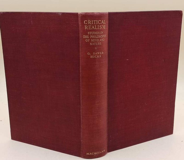 CRITICAL REALISM- STUDIES IN THE PHILOSOPHY OF MIND AND NATURE(1938)