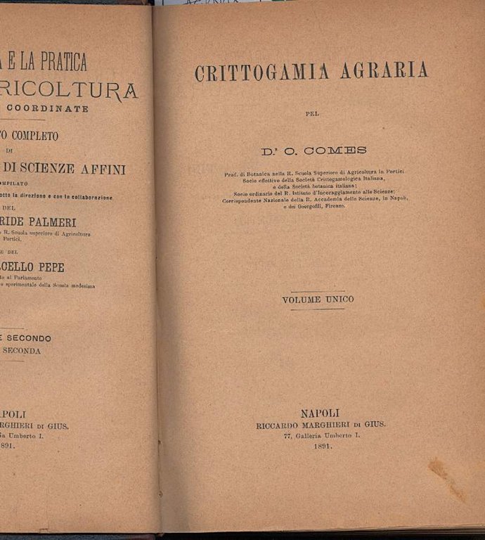 CRITTOGAMIA AGRARIA