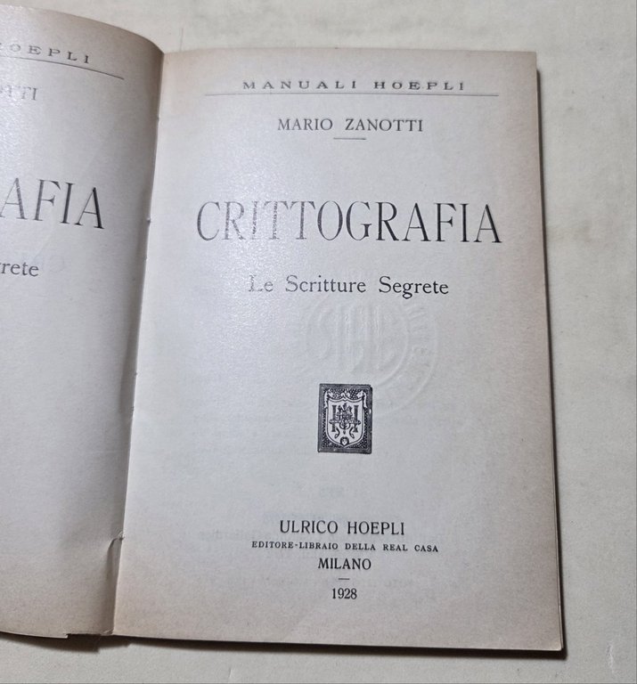 Crittografia - Le scritture segrete