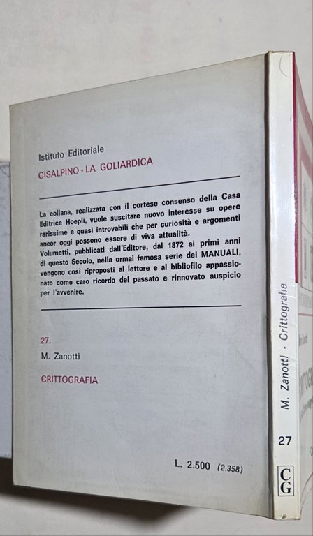 Crittografia - Le scritture segrete