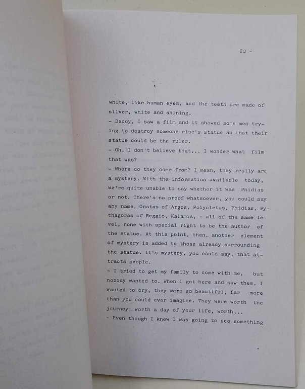 CRONACA DI IN MITO-CRONIQUE D'UN MYTHE-CRONICLE OF A MYTH( 1981)