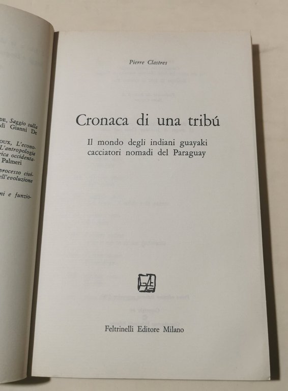 Cronaca di una tribu'