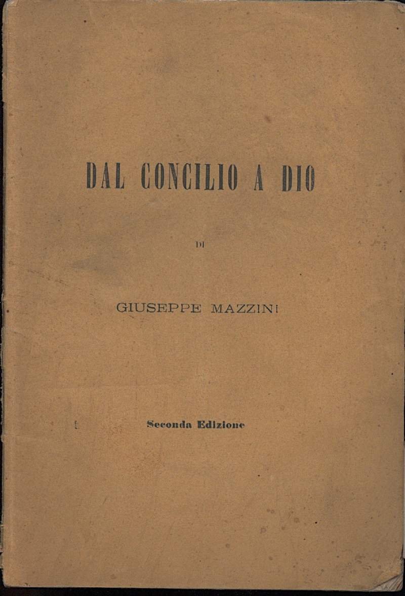 DAL CONCILIO A DIO(1870)