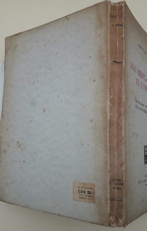 DAL MERCANTILISMO AL LIBERISMO(1936)