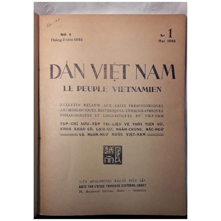 DAN VIET NAM- LE PEUPLE VIETNAMIEN- N. 1 ( 1948)