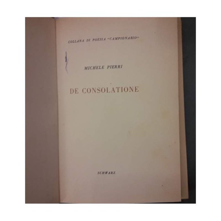 DE CONSOLATIONE/OMBRE FRA LE METOPE/LA PRESENZA DI ORFEO...7 VOLL.(1952/55)