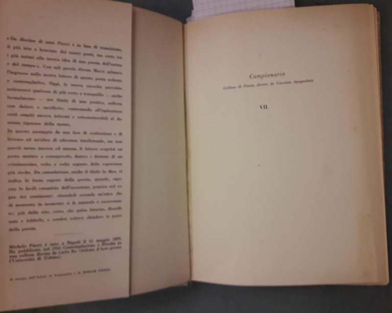 DE CONSOLATIONE/OMBRE FRA LE METOPE/LA PRESENZA DI ORFEO...7 VOLL.(1952/55)