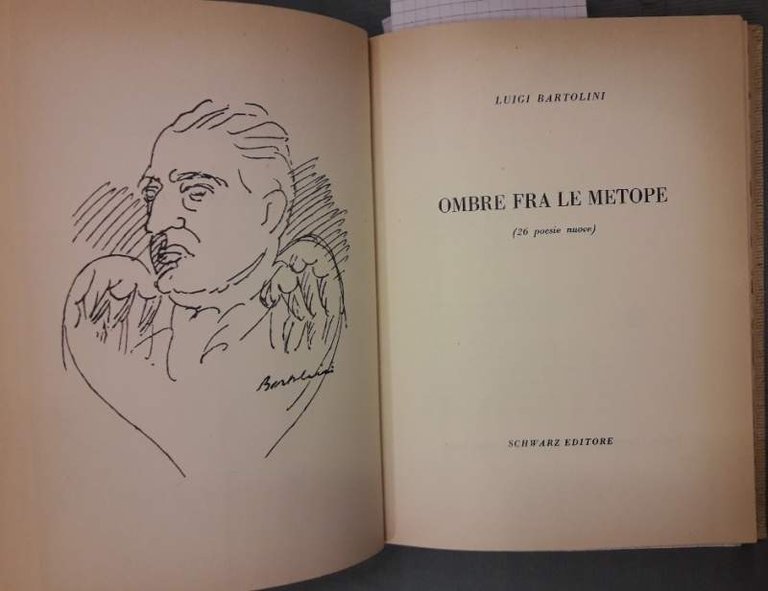 DE CONSOLATIONE/OMBRE FRA LE METOPE/LA PRESENZA DI ORFEO...7 VOLL.(1952/55)