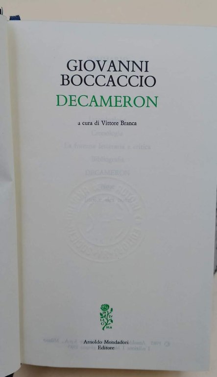 DECAMERON(1985)