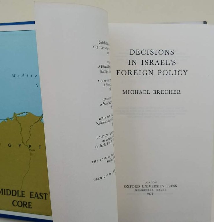 DECISIONS IN ISRAEL FOREIGN POLICY(1974)