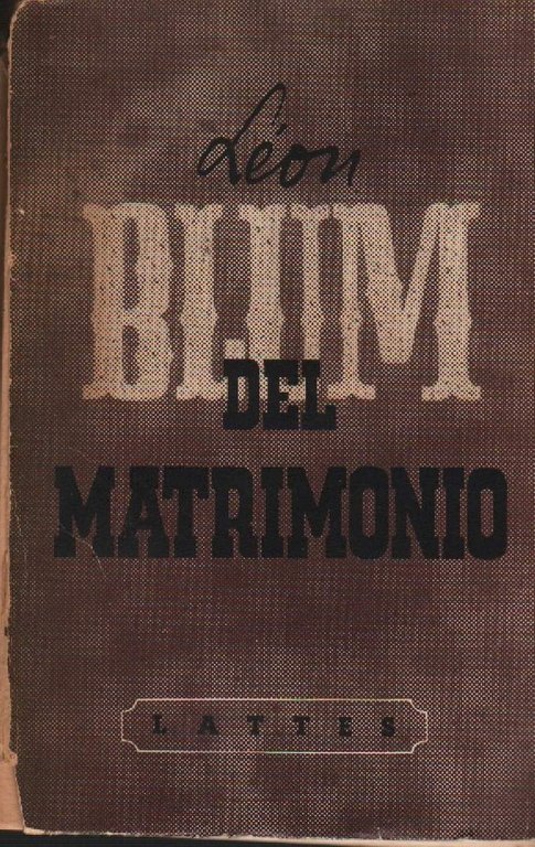 DEL MATRIMONIO (1947)