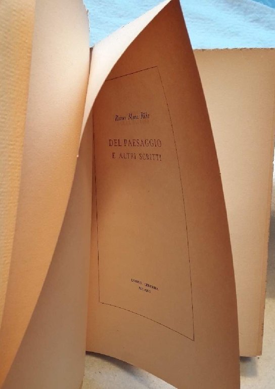 DEL PAESAGGIO E ALTRI SCRITTI(1949)