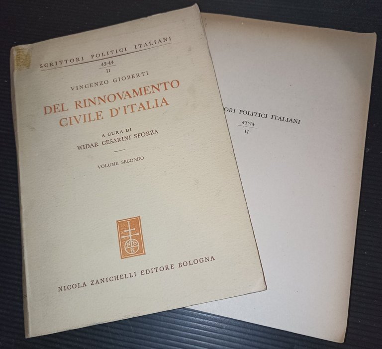 Del rinnovamento civile d'Italia -3 voll.