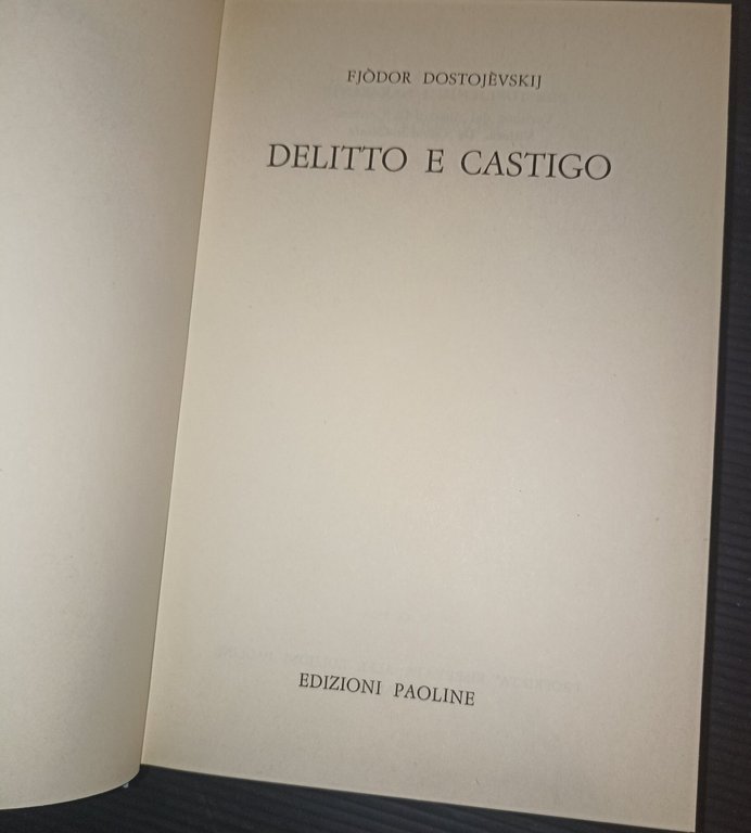 Delitto e castigo