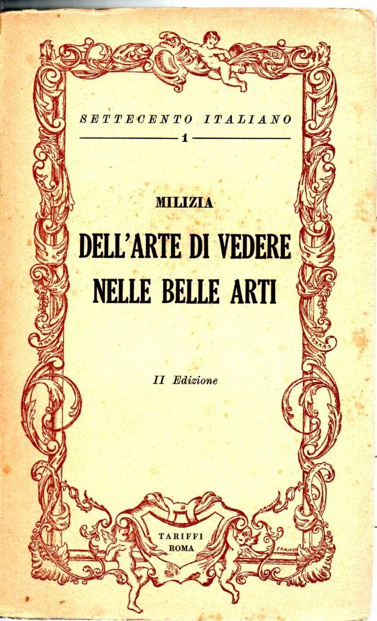 DELL'ARTE DI VEDERE NELLE BELLE ARTI DEL DISEGNO