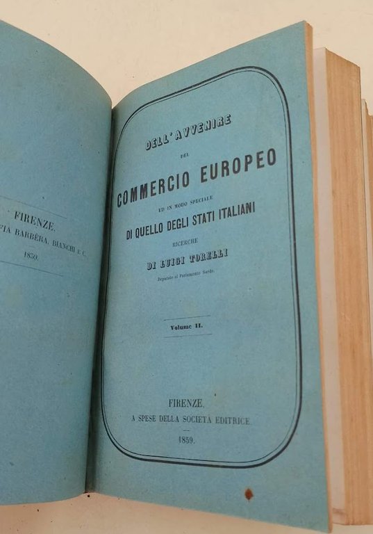 DELL'AVVENIRE DEL COMMERCIO EUROPEO ED IN MODO SPECIALE DI QUELLO …