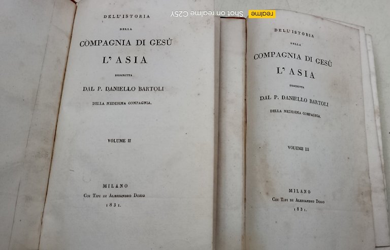 Dell'Istoria della Compagnia di Gesu'-l'Asia- 3 voll.+appendice