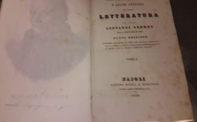 DELL'ORIGINE, PROGRESSI E STATO ATTUALE DI OGNI LETTERATURA (1836)