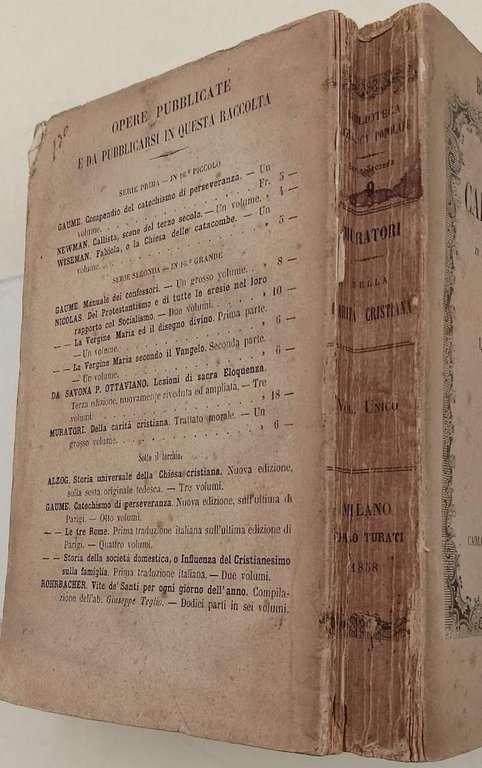 DELLA CARITA' CRISTIANA IN QUANTO ESSA E' AMORE DEL PROSSIMO-TRATTATO …
