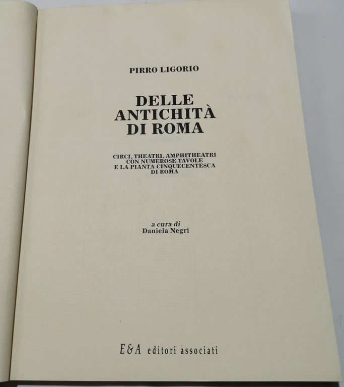 Delle antichita' di Roma