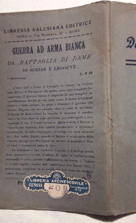 DEPUTATO SUO MALGRADO-COMMEDIA IN TRE ATTI(1915)