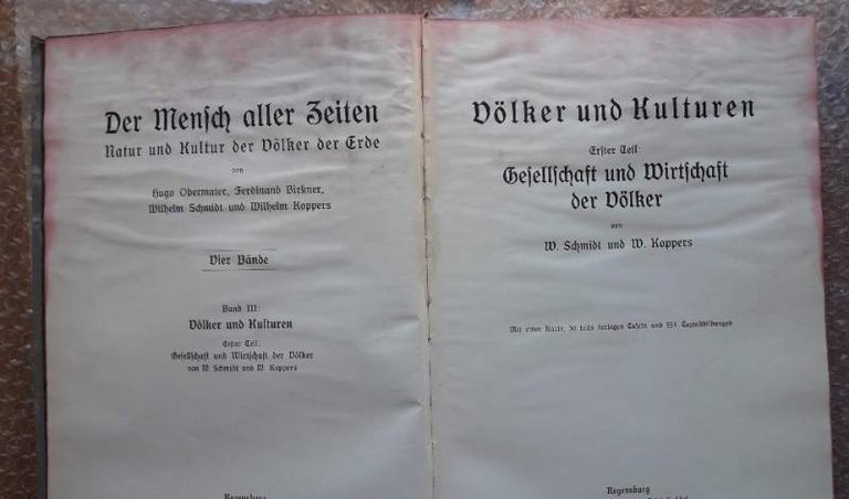DER MENSCH ALLER ZEITEN-Band III-ERSTER TEIL-GESELLSCHAFT UND WIRTSCHAFT DER VOLKER(