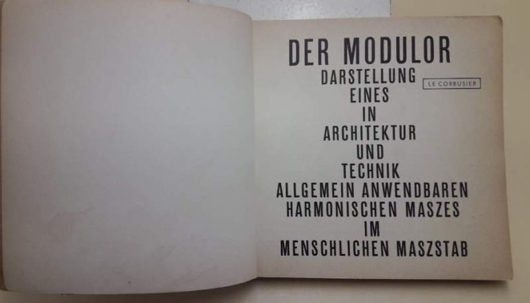 DER MODULOR(1953)
