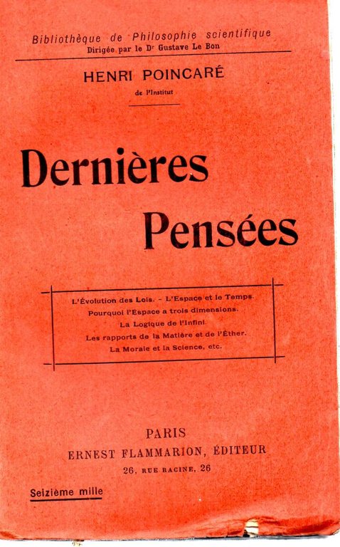 DERNIERES PENSEES