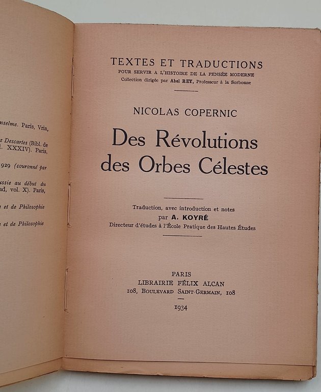 Des revolutions des orbes celestes