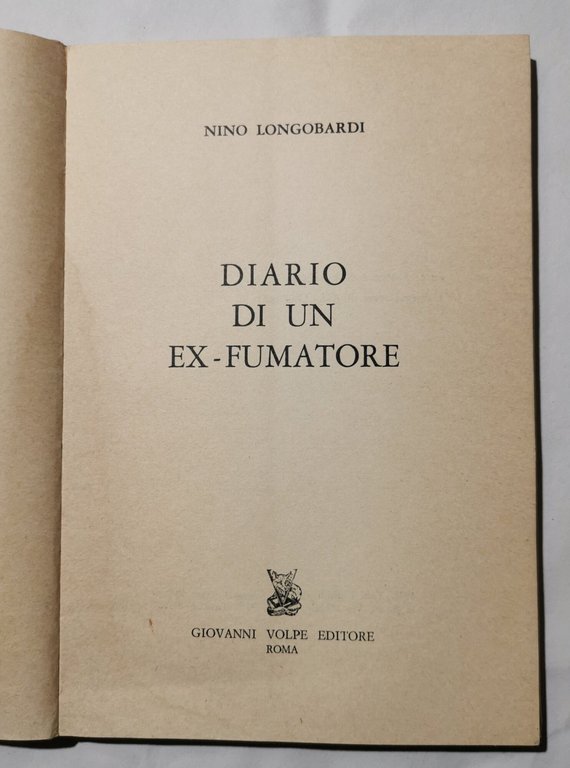 Diario di un ex fumatore