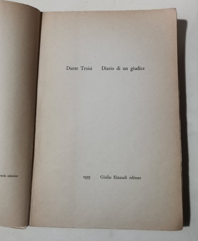 Diario di un giudice