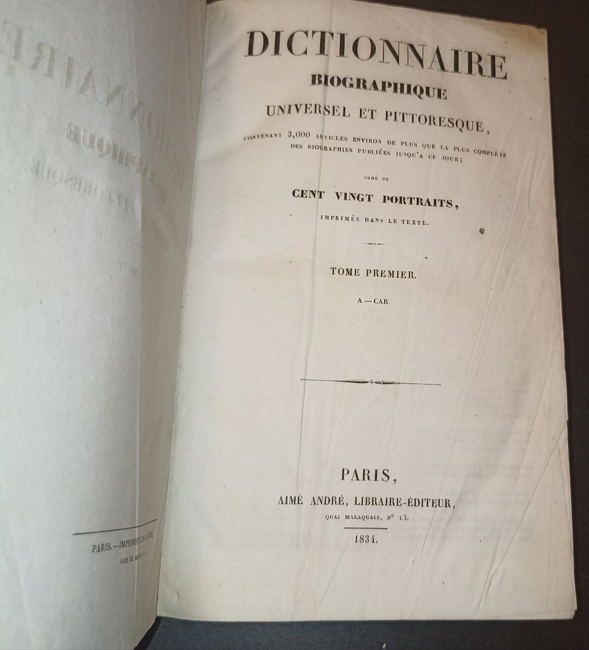 Dictionnaire biographique universel et pittoresque