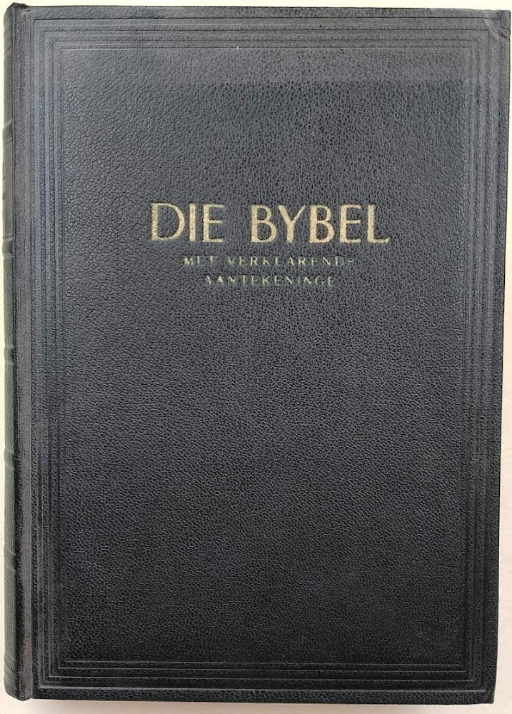 DIE BYBEL MET VERKLARENDE AATEKENINGE(1958)