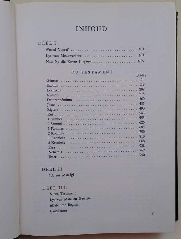 DIE BYBEL MET VERKLARENDE AATEKENINGE(1958)