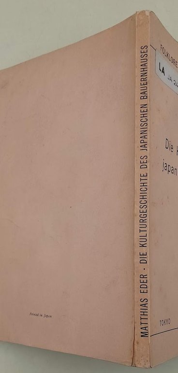 DIE KULTURGESCHICHTE DES JAPANISCHEN BAUERNHAUSES(1963)