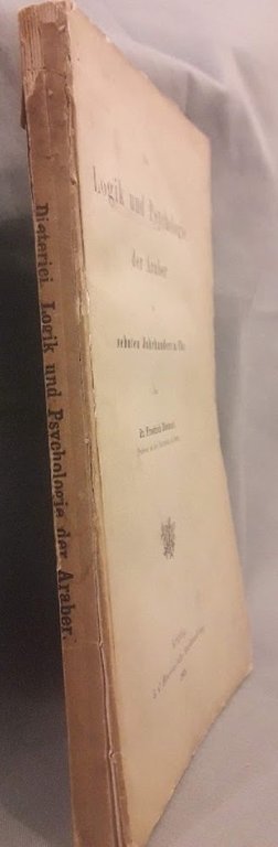 DIE LOGIK UND PSYCHOLOGIE DER ARABER IM ZEHNTEN JAHRHUNDERT N. …