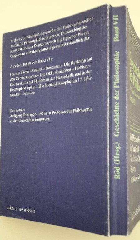 DIE PHILOSOPHIE DER NEUZEIT 1-VON BACON BIS SPINOZA( 1978)