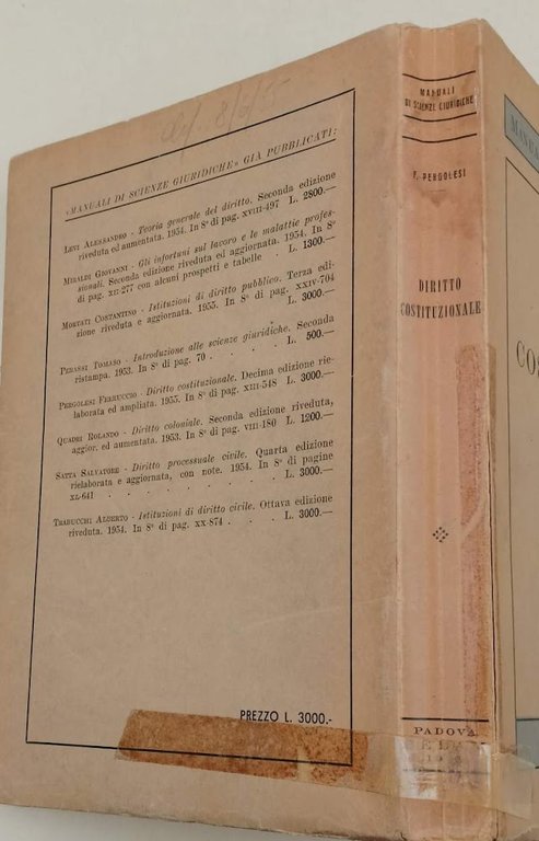 DIRITTO COSTITUZIONALE ( 1955)