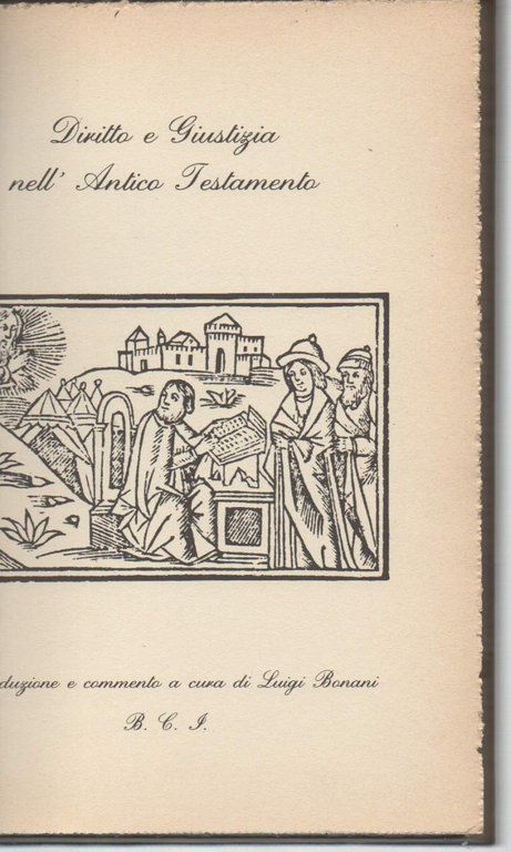 DIRITTO E GIUSTIZIA NELL'ANTICO TESTAMENTO(1982) | Immagine Gallery 2