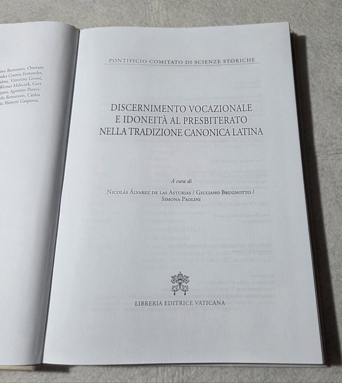 Discernimento vocazionale e idoneità al presbiterato nella tradizione canonica latina | Immagine Gallery 2