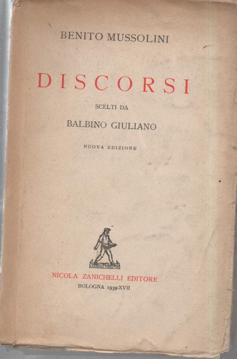 DISCORSI - Scelti da Balbino Giuliano (1939) | Immagine principale