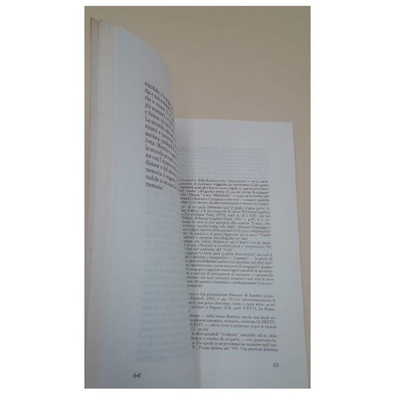 DISCORSO QUOTIDIANO, PROSA, POESIA(1985)