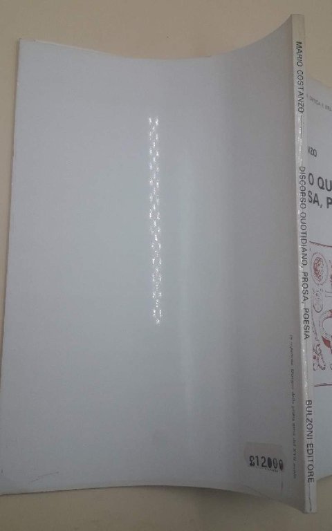 DISCORSO QUOTIDIANO, PROSA, POESIA(1985)