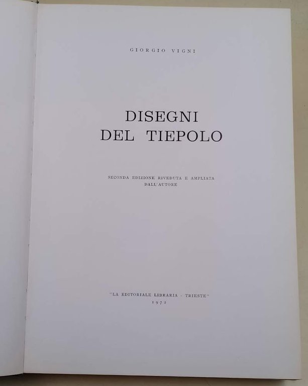 DISEGNI DEL TIEPOLO(1972)