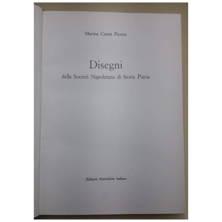 DISEGNI DELLA SOCIETA' NAPOLETANA DI STORIA PATRIA(1974)